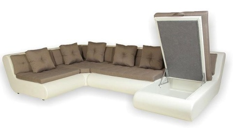 Диван Корона NEW (Ш-2400 х 3820 х Г-1920 )/Разные Цвета 