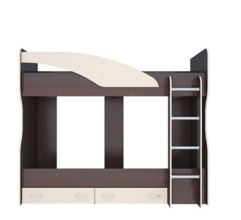 Кровать Двухъярусная (Д-2032хВ-1700хГ-1000 мм)/Разные Цвета