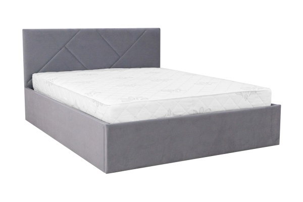 Кровать Лима серо-голубая