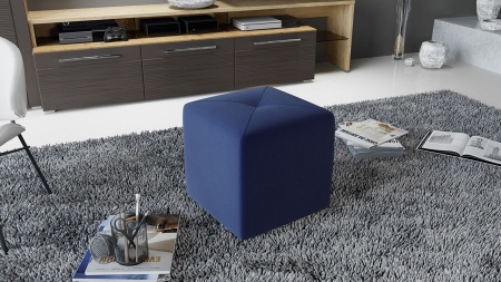 Пуф №6 Велюр Разные Цвета/Ш-400 × Г-400 × В-430 мм