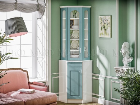 Буфет Кармен Угловой МДФ (Ш-580 x Г-580 х В-2270 мм)/Разные Цвета